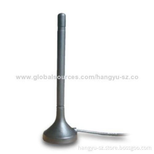 2dBi Passive DVB-T Antenna, Used for Car HDTVs with 152mm Height and Magnetic Mounting